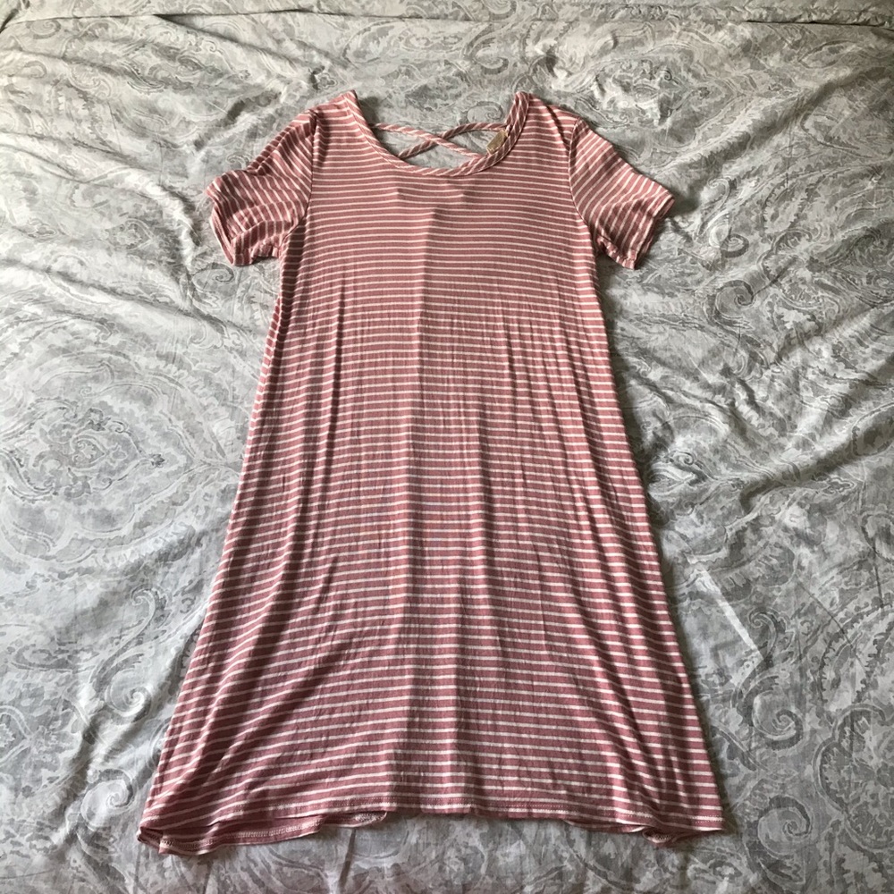 Striped T-Shirt Dress